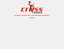 Tablet Screenshot of crosssports.com.br